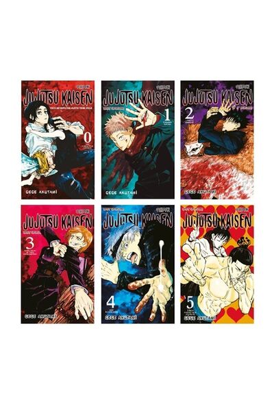 Gerekli Şeyler Yayıncılık Jujutsu Kaisen 0-1-2-3-4-5. Ciltler Manga Seti