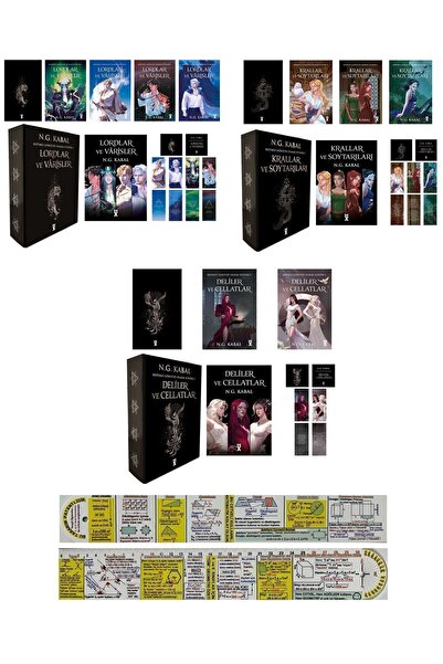 Dex Hepimiz Gökyüzü Olmak İstedik 1-2-3 Özel Kutulu Ciltli Set - N. G. Kabal ...