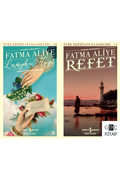 TÜRKİYE İŞ BANKASI KÜLTÜR YAYINLARI Fatma Aliye 2 Kitap Set Refet - Levayih-i...