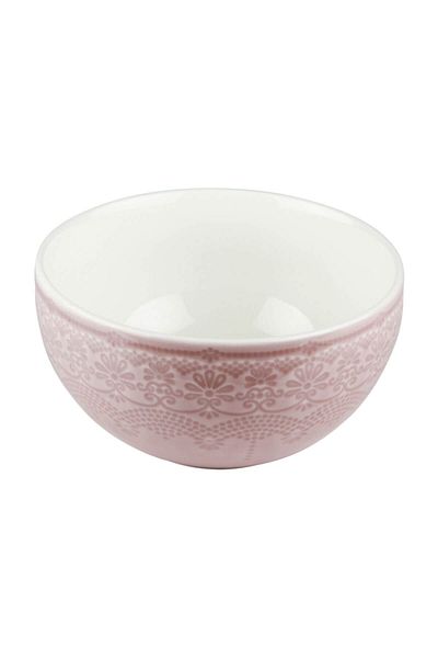 KANCAEV LACE COLLECTION SOUP BOWL, 14CM. PINK