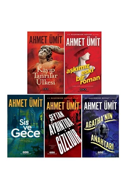 Yapı Kredi Yayınları Ahmet Ümit 5 Kitap Set / Kayıp Tanrılar Ülkesi - Aşkımız Eski Bir Roman - Sis Ve Gece