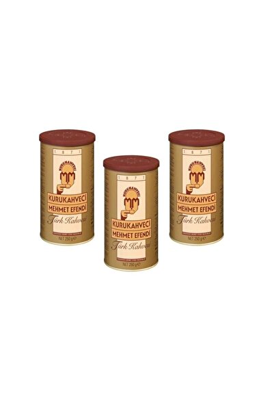 Mehmet Efendi علبة قهوة تركية 250 جرام 3 عبوات