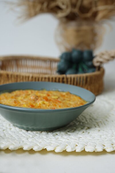 Keramika 18 cm Matte Green Hitit Dinner Plate - 6 Pieces 322