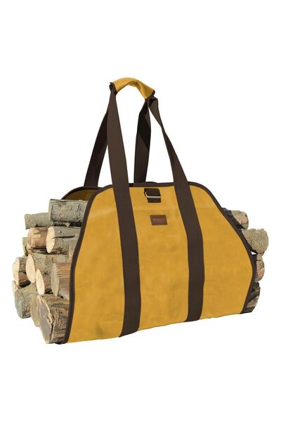 Genel Markalar Ağır Hizmet Çantası, Waxed Kanvas, Şömine Odun Çantası, Şömine...