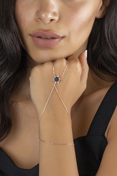 SUNSHINE Siyah Zirkon Taşlı Gümüş Şahmeran