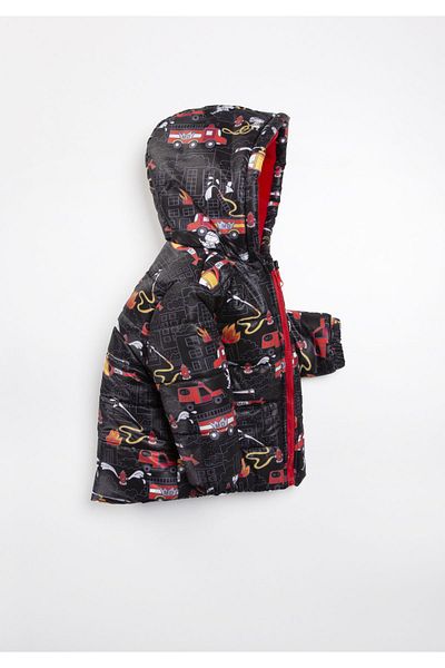 Midimod Gold Thick Inner Fleece Boy's Coat with Hood for Ages 1-5