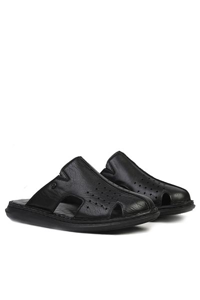 Pierre Cardin 5110 Ανδρικές ημερήσιες παντόφλες από γνήσιο δέρμα