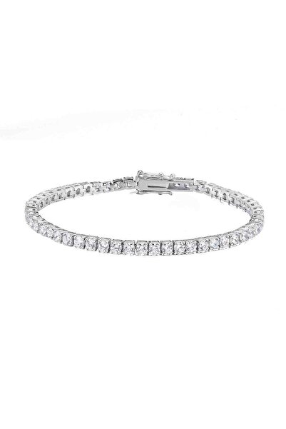 Bulvardi 925 Ayar Gümüş Su Yolu Bileklik No 3