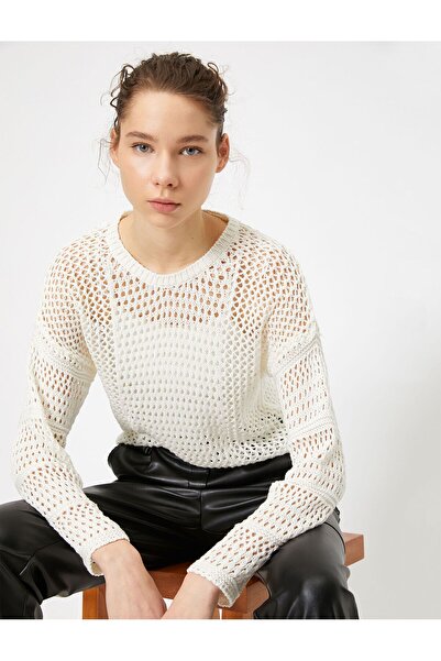 Koton Διχτυωτό Πλεκτό Πουλόβερ