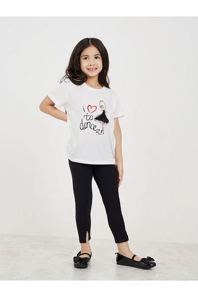 Styli Princess Applique Printed T-Shirt