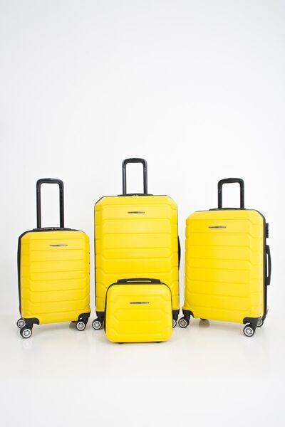 Las Vegas Polo Club Abs Kabin Orta Büyük Ve Makyaj Boy 4'lü Travel Valiz Bavu...