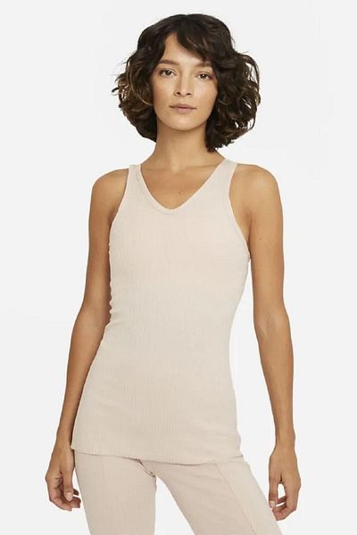 Nike Yoga Top Tank Flexible Structured Laser Cut Yoga Athlete