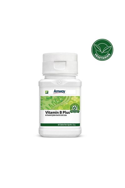 Amway Vitamin B Plus 60 Tablets - B1 B2 B3 B5 B6 B7 B9 B12