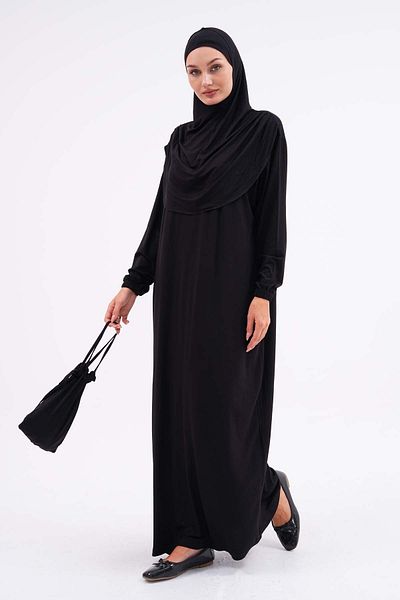 medipek 100% Viscose Cotton - Bag Prayer Hijab Dress, Elastic Wrists