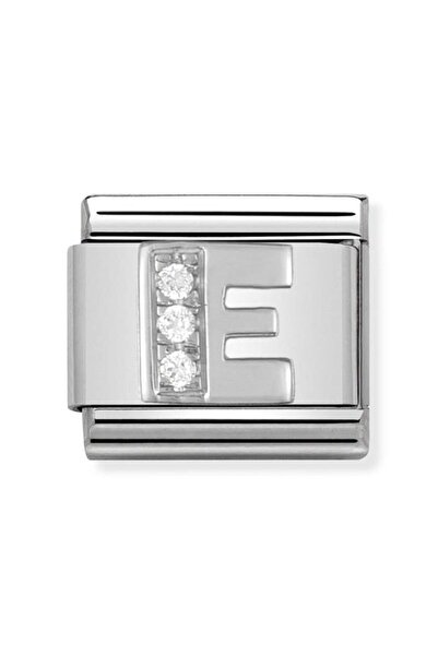 NOMİNATİON Composable Classic Dekoratif Link - Harfler Cz - E - (05 E) 925 Gü...