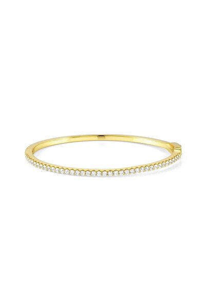 NOMİNATİON Lovelıght Bracelet In 925 Silver And Cz (large Rıgıd) (014_whıte F...