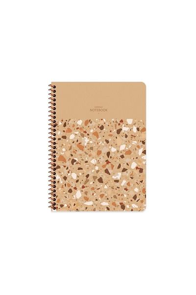 KESKİN COLOR 16,5*22,5 Cm 80 Yp. în dungi Pp Kp.terazzo caiet în spirală