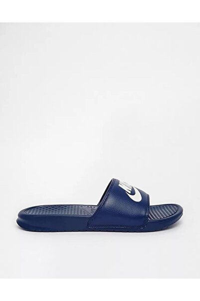 Nike Futura Benassi Slide Hard Blue Unisex Tek Bantlı Tek Bantlı Lacivert