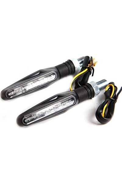 JOLT Motosiklet Aydınlatma Sinyali Takım Sarı Kayan 12 Ledli