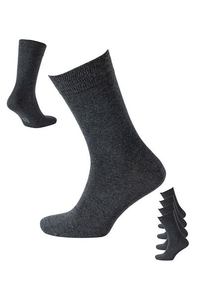 SONNORS 4 Pairs of Premium Office Socks - Organic Cotton, Comfortable Seamless
