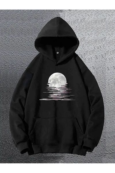 Karatopak Hanorac unisex cu imprimeu ridicat cu 2 fire