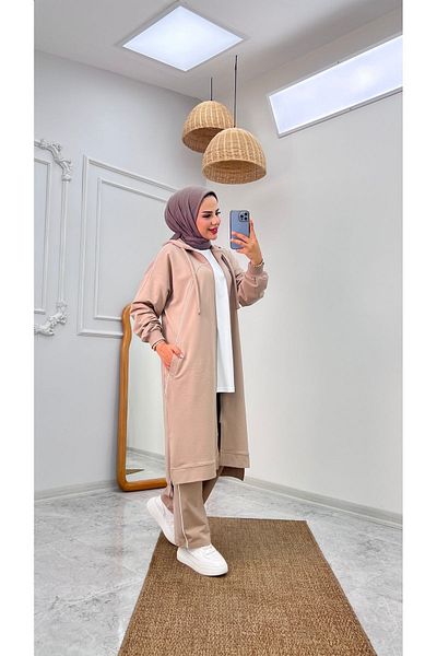 KardelenButik 10508 Model Hijab Tracksuit Set