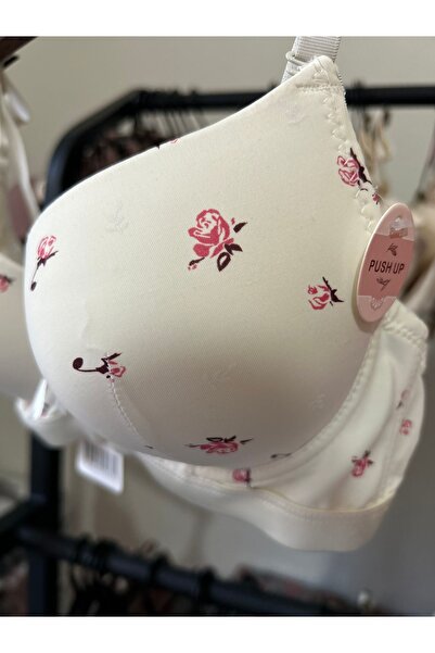 UMT Underwear Σουτιέν Push Up - Floral Print, Underwire και Επενδυμένο