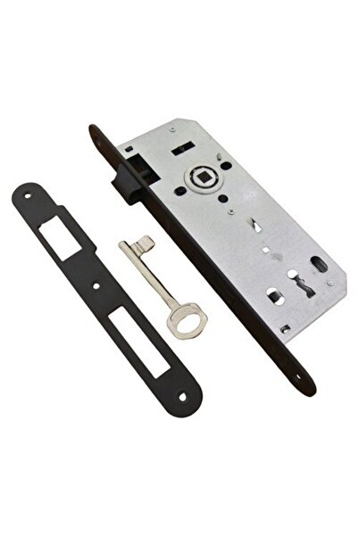 metlox Siyah Oda Kapı Kilidi 40 Mm - DİLİ DÖNDÜRÜLEBİLİR ÇİFT YÖNLÜ / 40x23mm - Ürün Siyah Renk