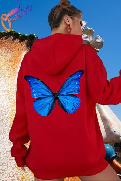 oneagılyazı Hanorac imprimat cu glugă