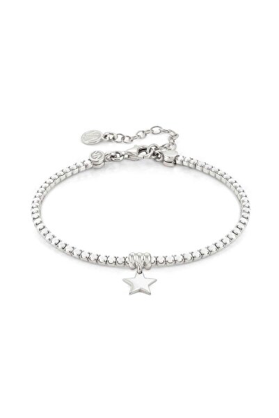 NOMİNATİON Chıc & Charm Bracelet Ed, Colors In 925 Silver And Cz (031_whıte O...