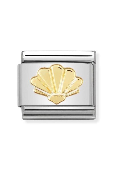 NOMİNATİON Composable Classic Nature In Stainless Steel With 18k Gold (05_shell)