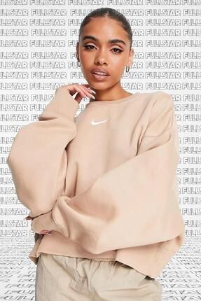 Nike beige sweatshirt deals