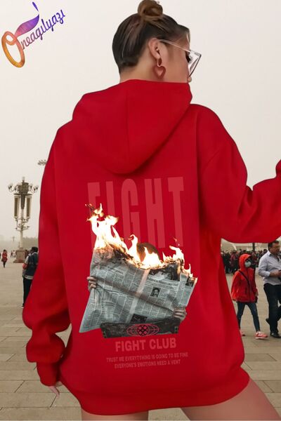 oneagılyazı Hanorac imprimat cu glugă