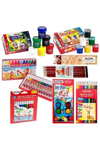Fatih School Student Stationery Paint Set Ofisinn-024 K.s