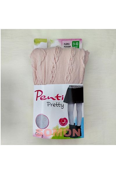 Penti GIRL'S KNITWEAR COZY COTTON PANTY SOCKS (PENTI PRETTY PANTY SOCKS) 4-PACK