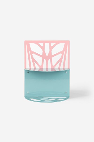 RARART Pembe & Mavi Metal Düzenleyici - Çok Amaçlı Dekor - Tissue