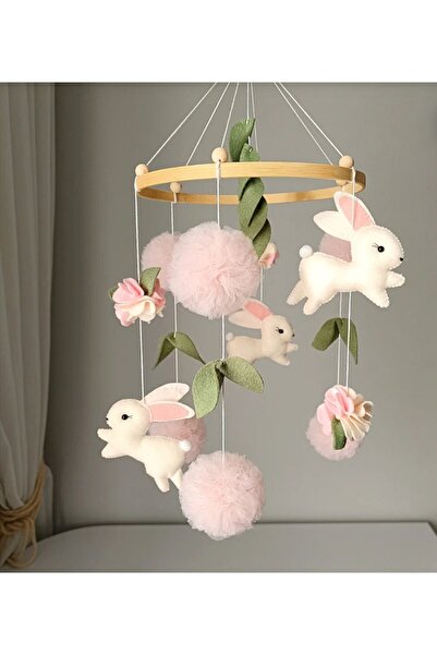 Duygunun Keçe Tasarımı Özel Tasarım Kız Bebek Erkek Bebek Müziksiz Beşik Döne...