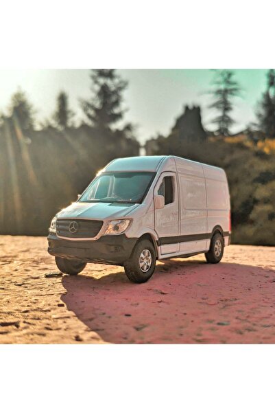 MERCEDES Sprinter Beyaz Koleksiyon Metal Araba 12cm Ticari Araba