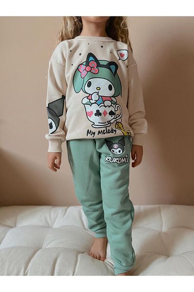 YİGİT BUTİK Girl's Kuromi Printed Set