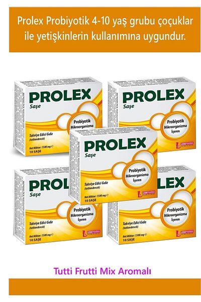 LedaPharma Prolex Probiotic - 10 Sachets X5 Pieces