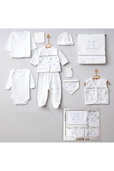 Gaye Bebe Baby Hospital 10-Piece Luxury Set Şrin Teddy Bear New Model