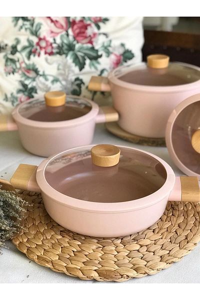 NEOFLAM Blossom 6 Piece Pot and Pan Set