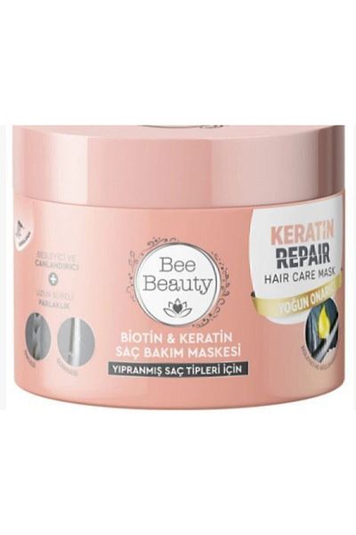 Bee Beauty قناع العناية بالشعر بالبيوتين والكيراتين 300 مل