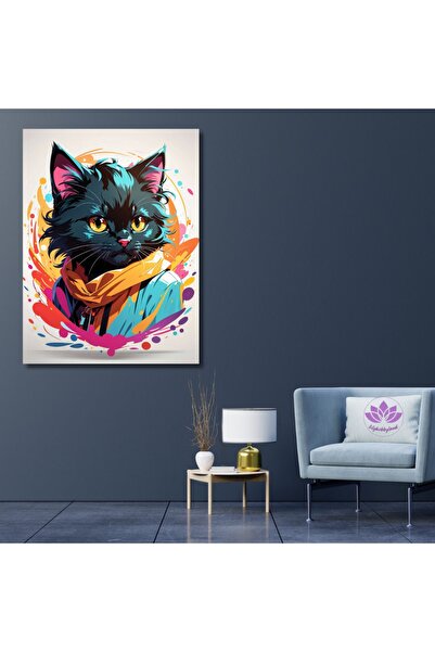 LİLYHOBBYLAND Renkli Baskılı Sayılarla Boyama Hobi Seti (Çerçeveli) 40x50 cm:...