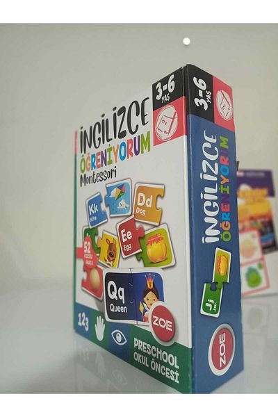 Zoe 52 PIECES I LEARN ENGLISH PUZZLE SET