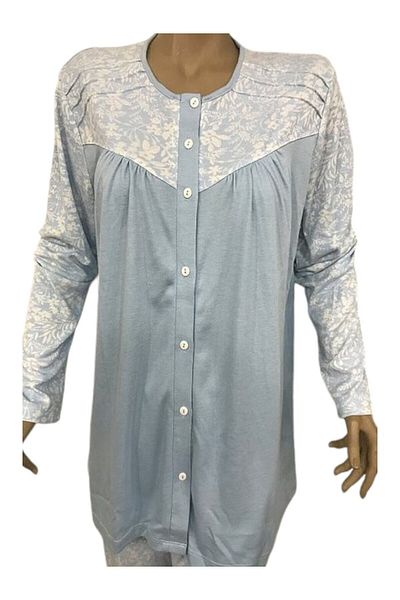 NENA COLLECTION Set pijama albastru deschis pentru femei - 14295