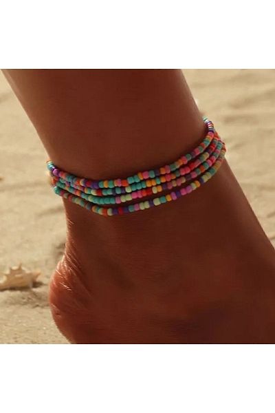 İPAR AKSESUAR Colored Sand Beaded Seed Hal Hal