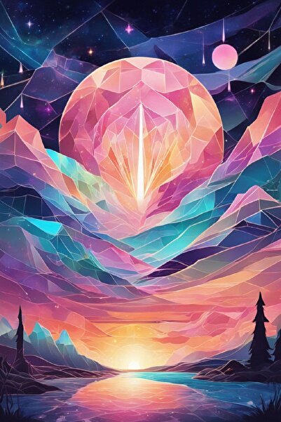 Genel Markalar Sayılarla Boyama Hobi Seti Renkli Baskılı (ÇERÇEVELİ) 40x50 Cm...