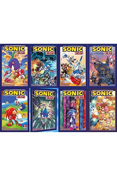 Presstij Kitap Kirpi Sonic Cilt 1/2/3/4/5/6/7/8 Set