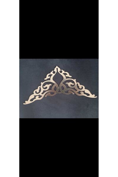 demdekor Dekoratif Gold Yapışkanlı Aynalı Pleksi Mobilya Dolap Süsü (14x28cm)